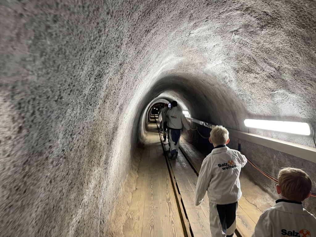 Inside Salzwelten Hallstatt Salt Mine