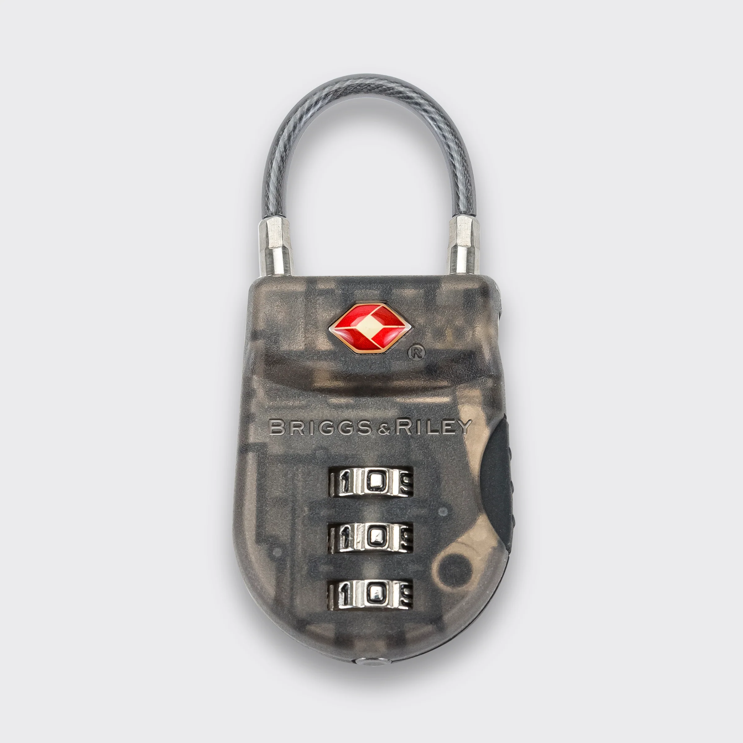 Briggs & Riley TSA Cable Luggage Lock - Smoke Color