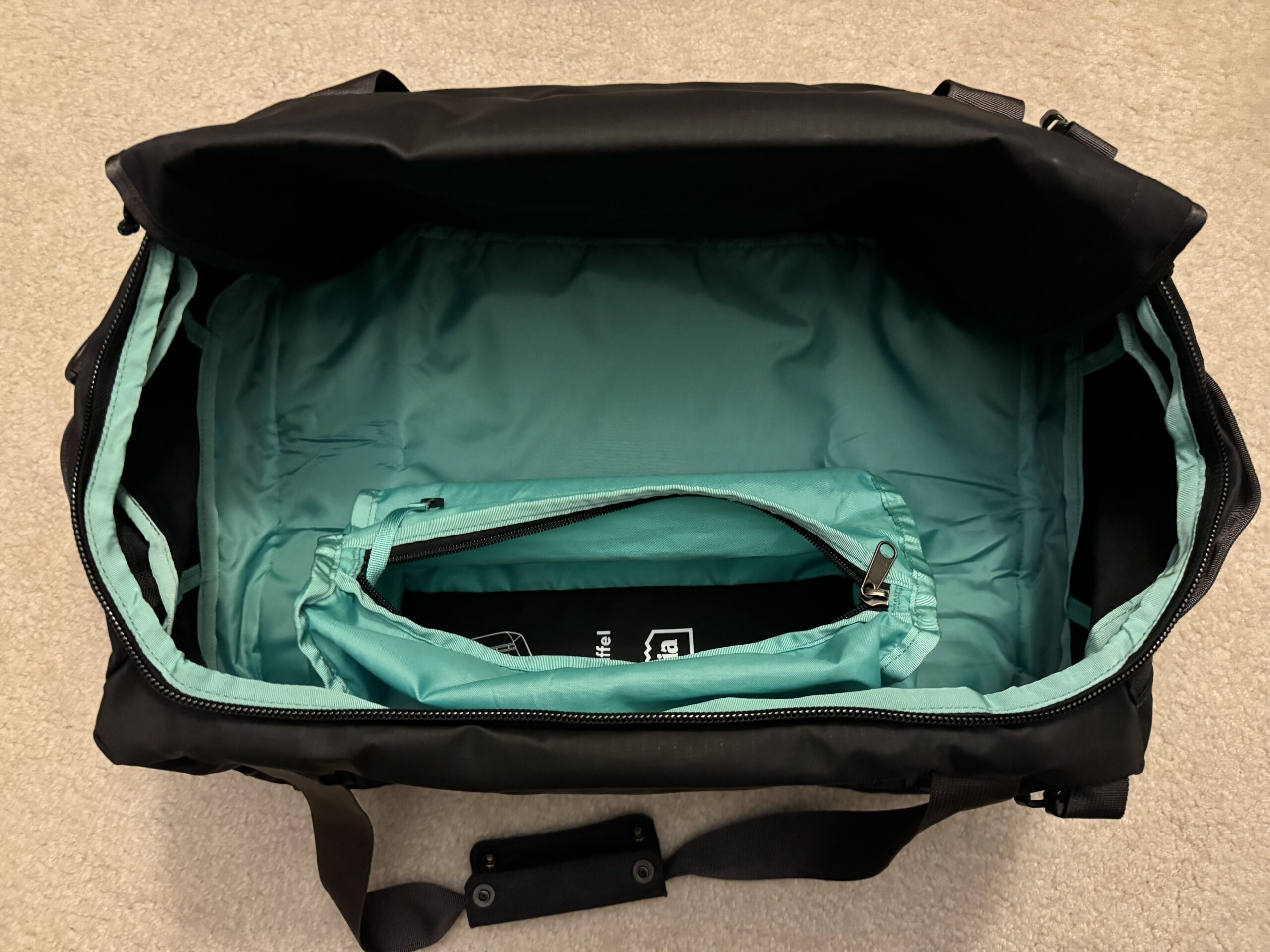 How to Compact the Patagonia Black Hole 40L Duffel Bag Step 2