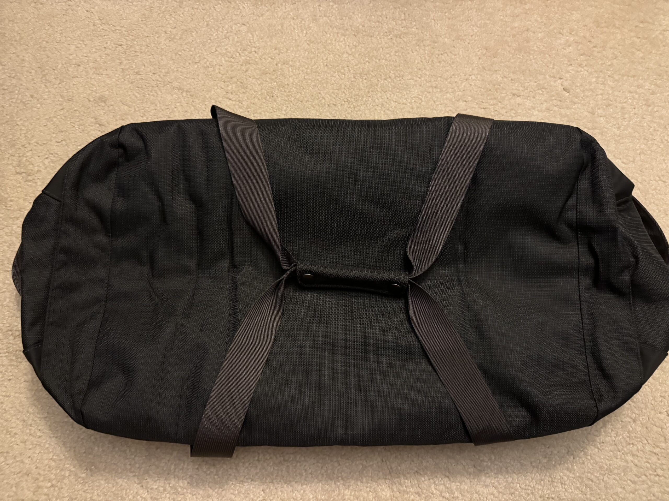 How to Compact the Patagonia Black Hole 40L Duffel Bag Step 4