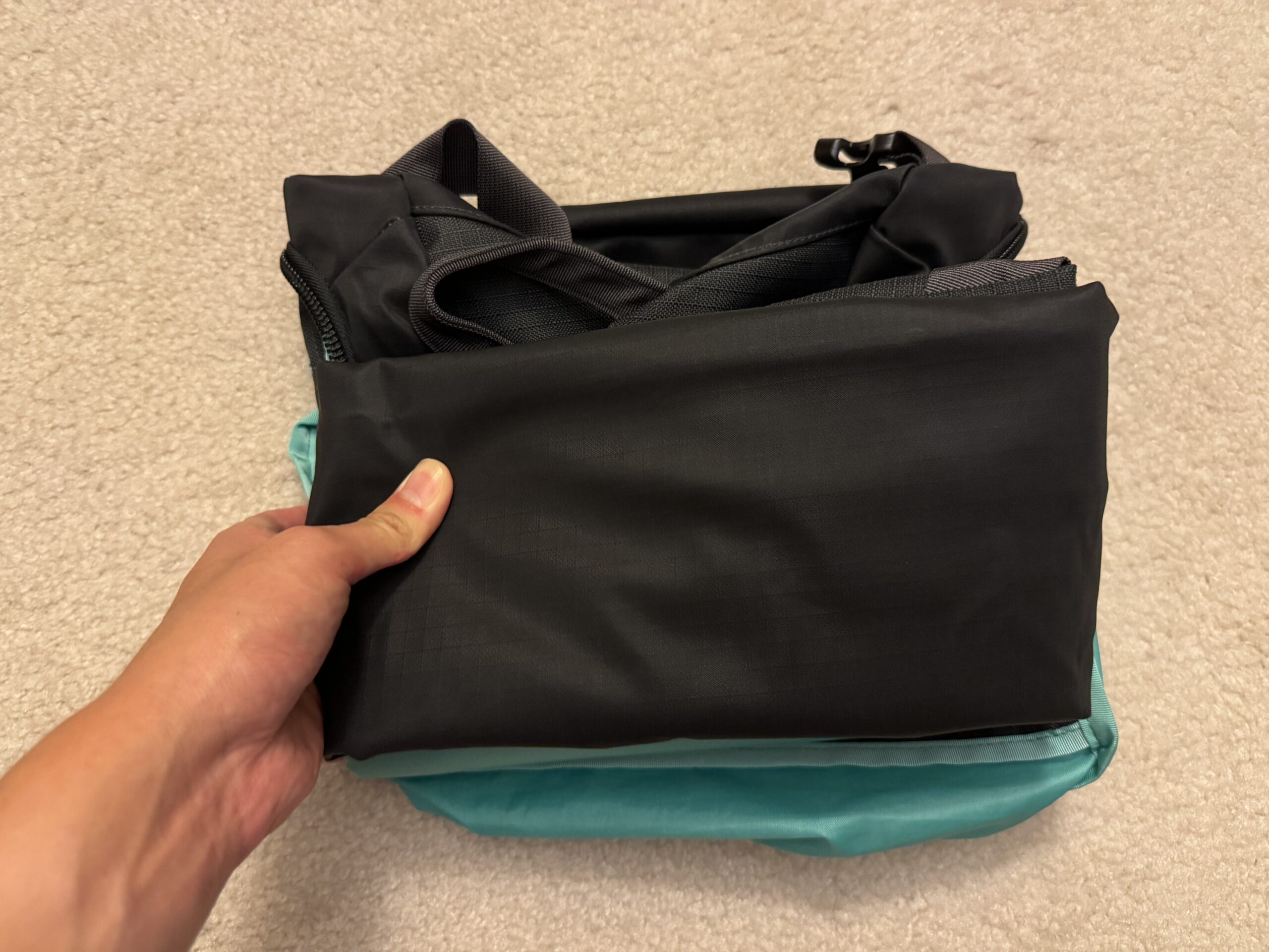 How to Compact the Patagonia Black Hole 40L Duffel Bag Step 6