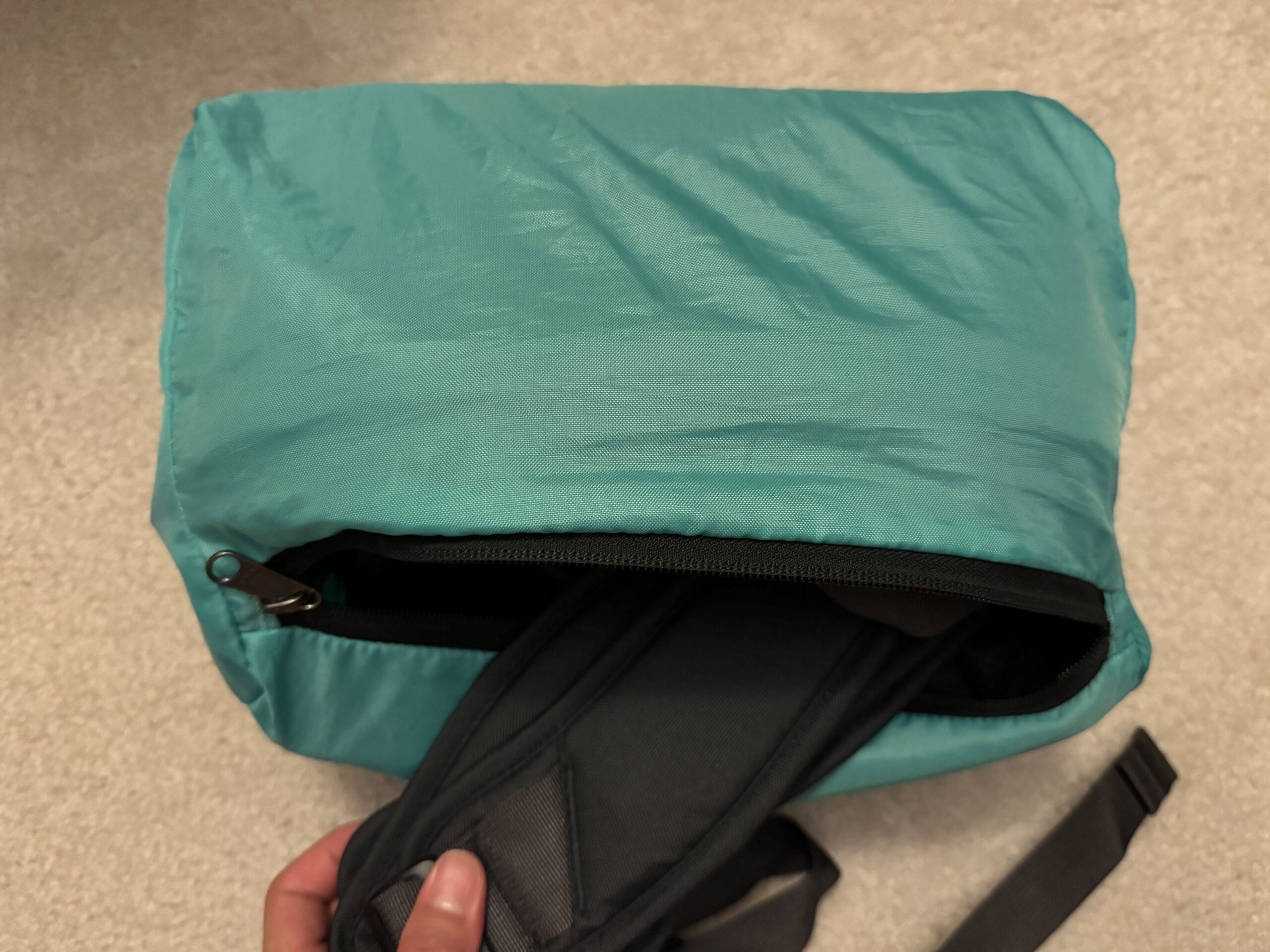 How to Compact the Patagonia Black Hole 40L Duffel Bag Step 9