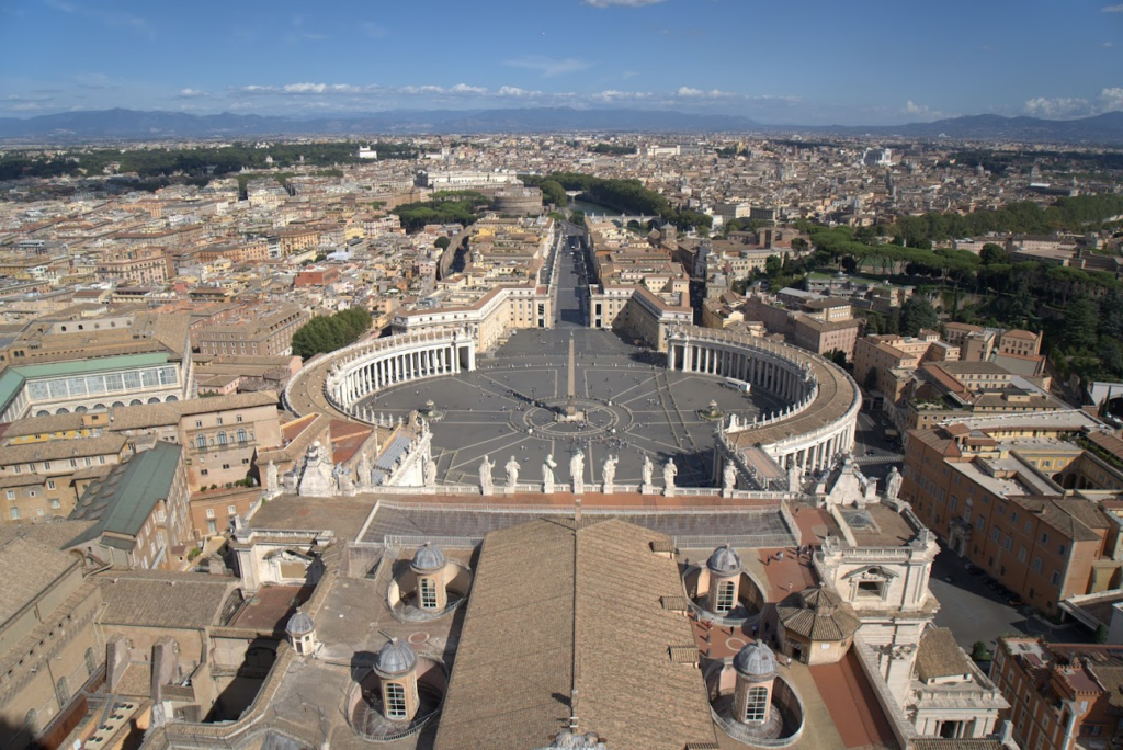 St. Peter’s Basilica Dome Top View