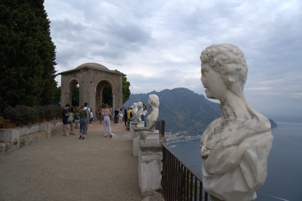 Terrace of Infinity at Villa Cimbrone in Ravello, Italy