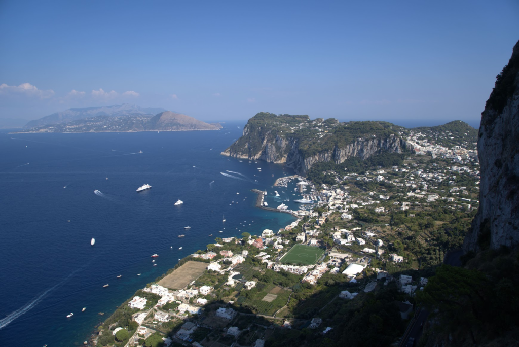 Capri Italy View Taken from Anacapri