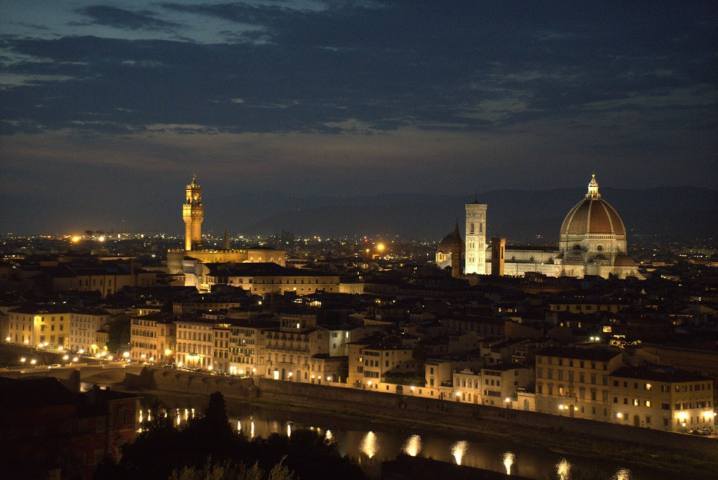 Piazzale Michelangelo Sunset View Florence Firenze