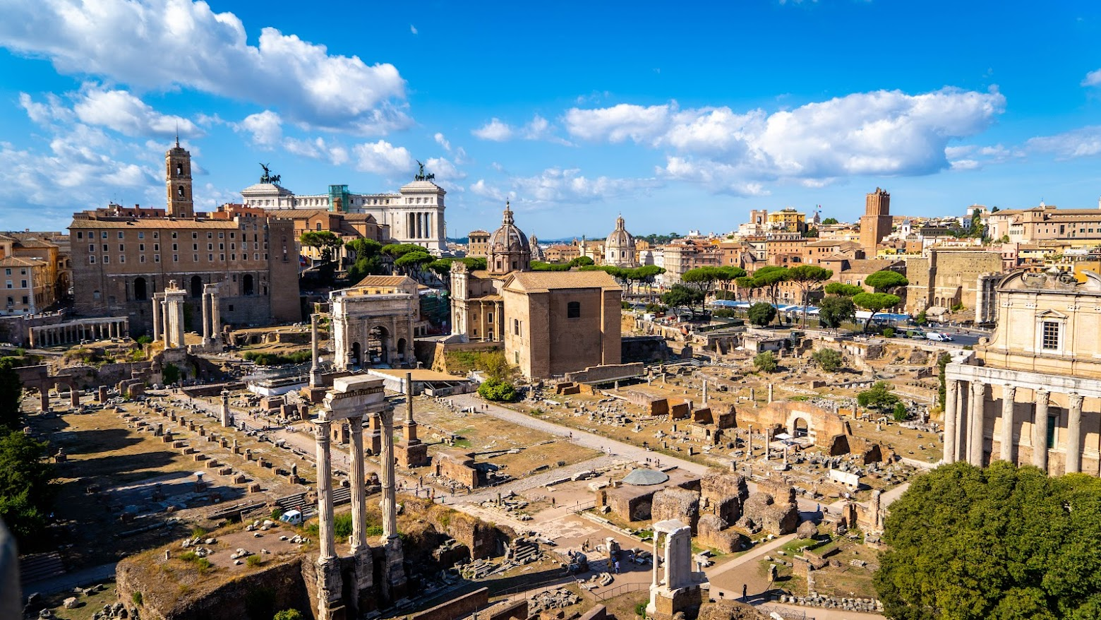 Palatine Hill Rome Italy Background