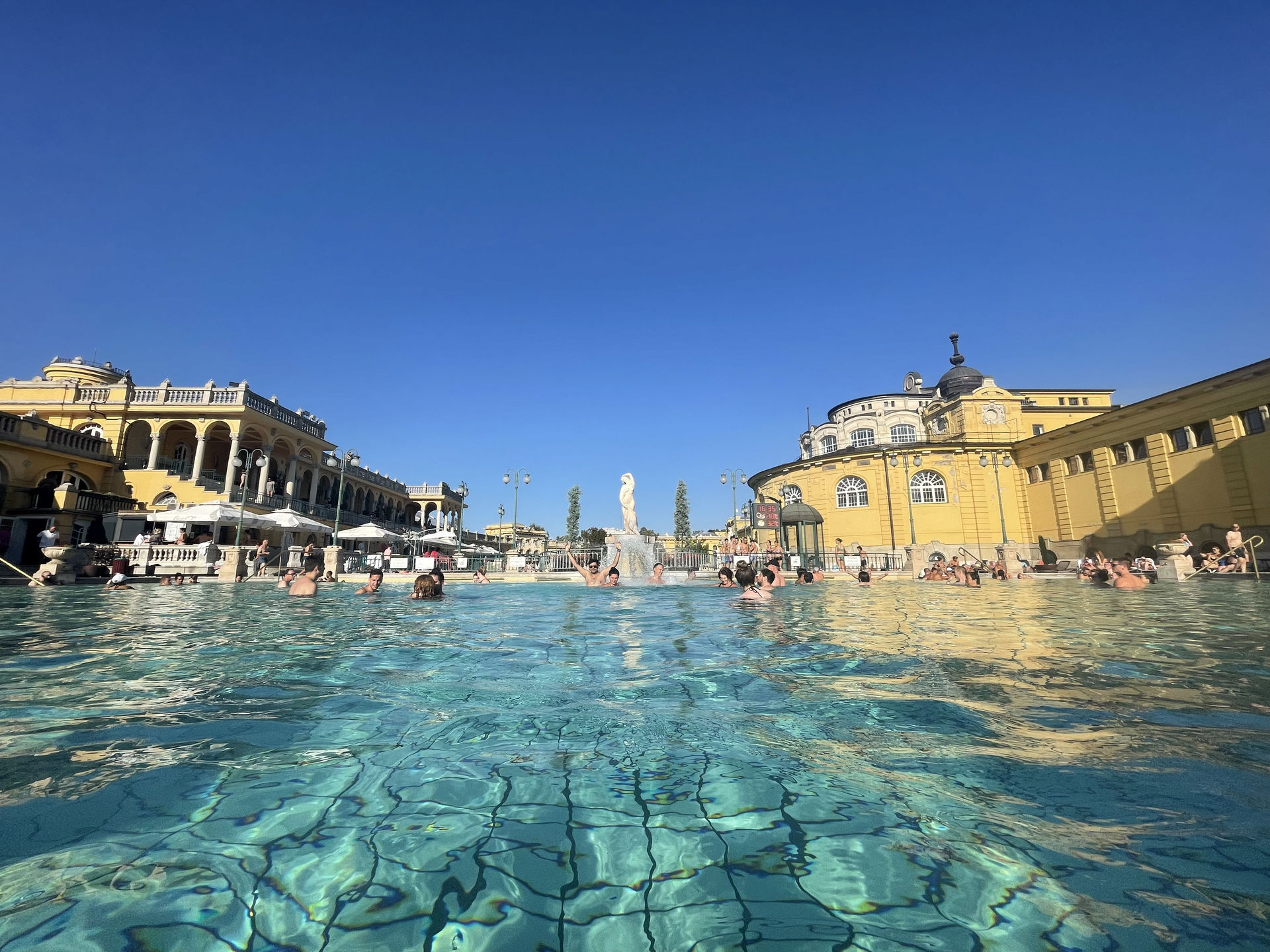 Széchenyi Thermal Bath in Budapest, Hungary