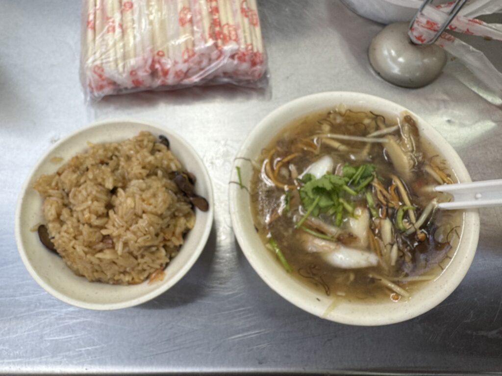 Crab Soup & Braised Pork Rice