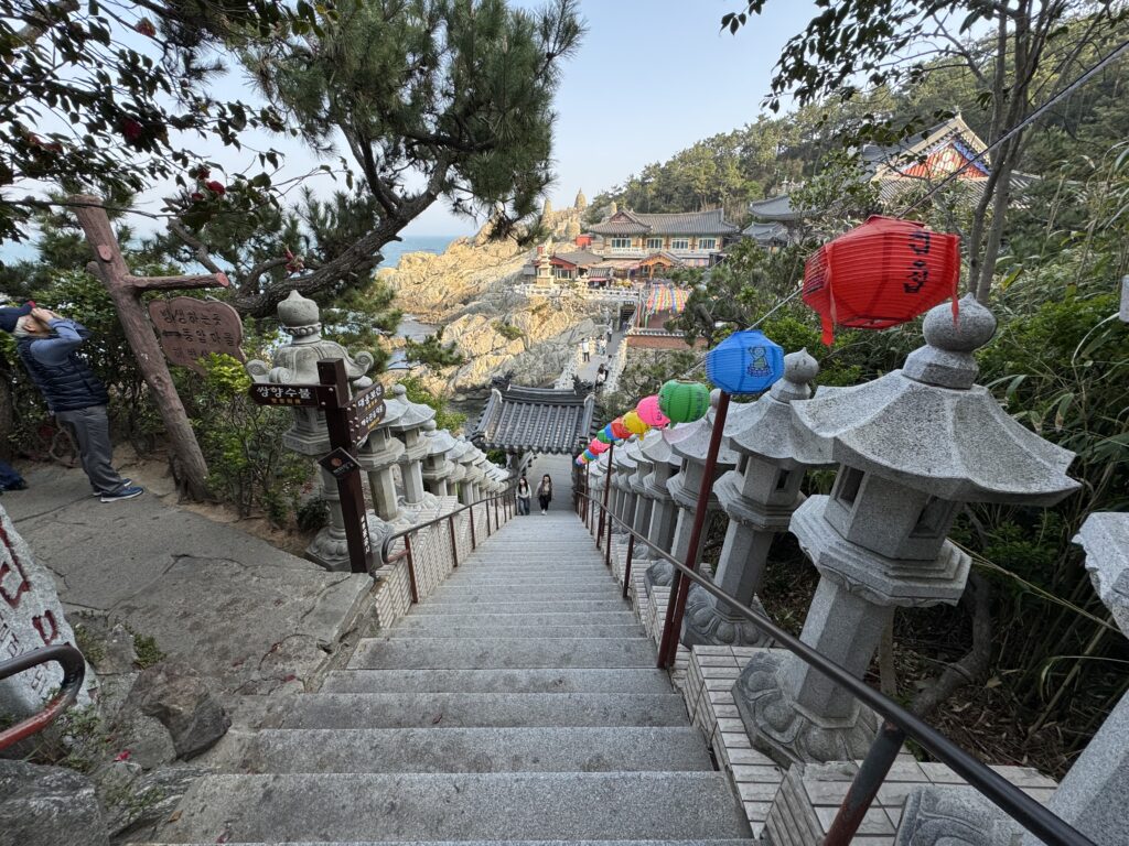 Stairs way to the temple