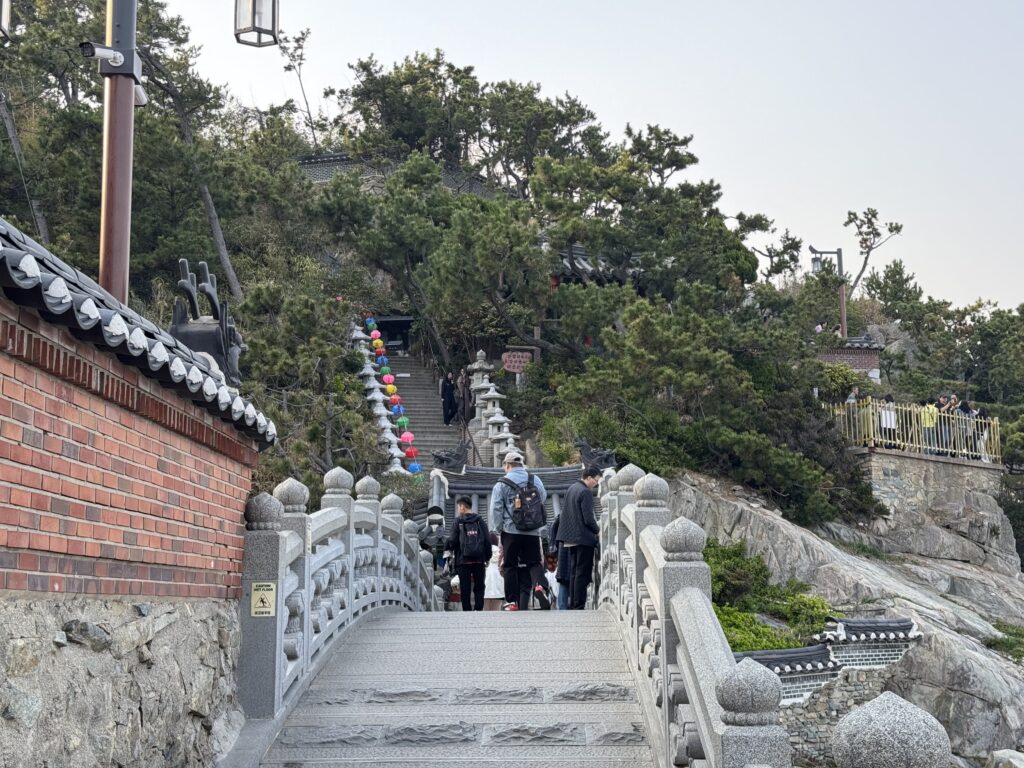 Stairs way to the temple